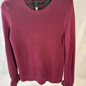 Banana Republic Deep Red Knit Sweater